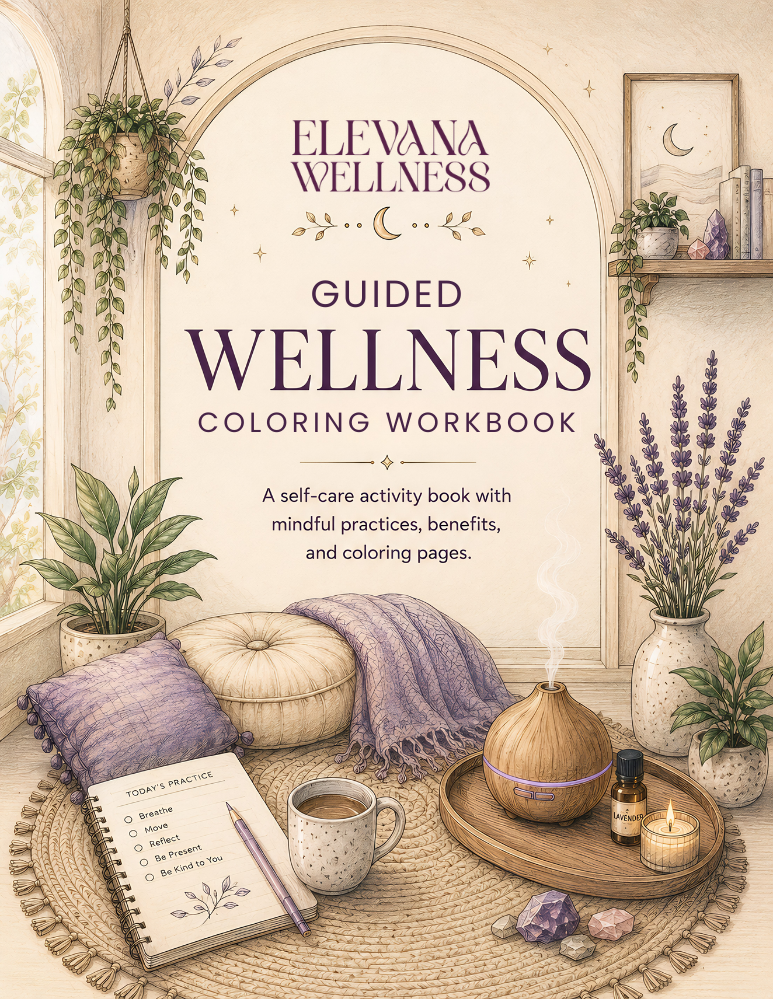 Elevana Wellness Guided Wellness Coloring Workbook