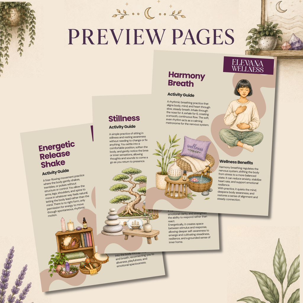 Elevana Wellness Guided Wellness Coloring Workbook