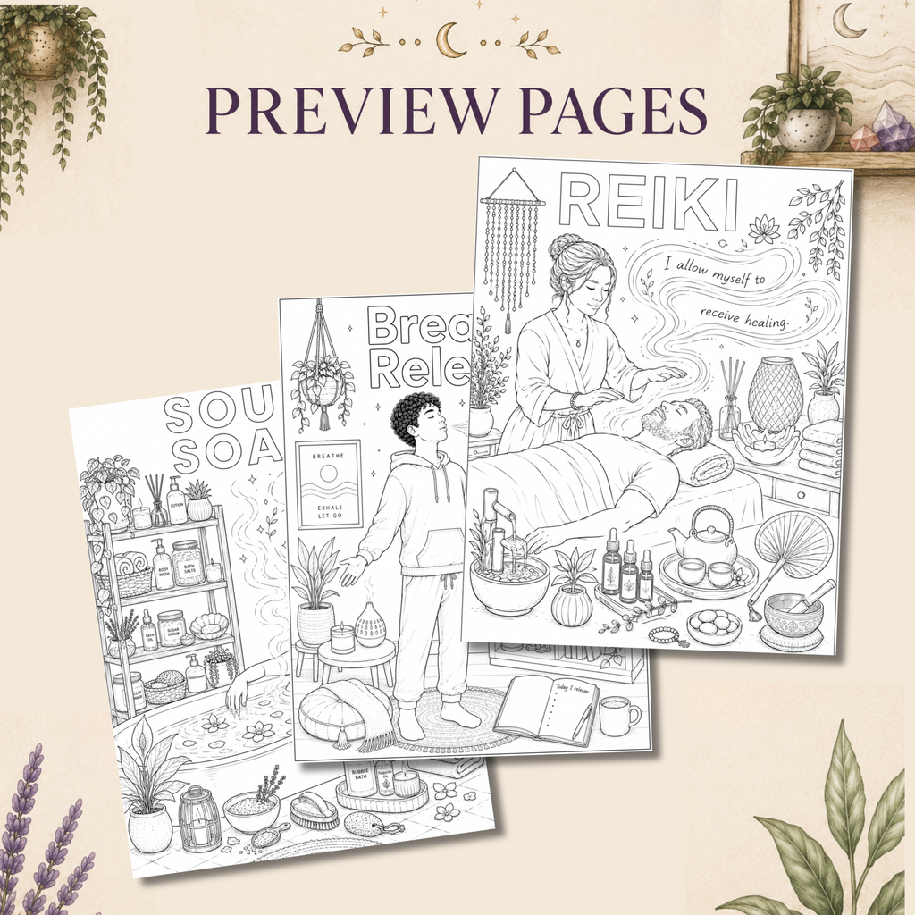 Elevana Wellness Guided Wellness Coloring Workbook