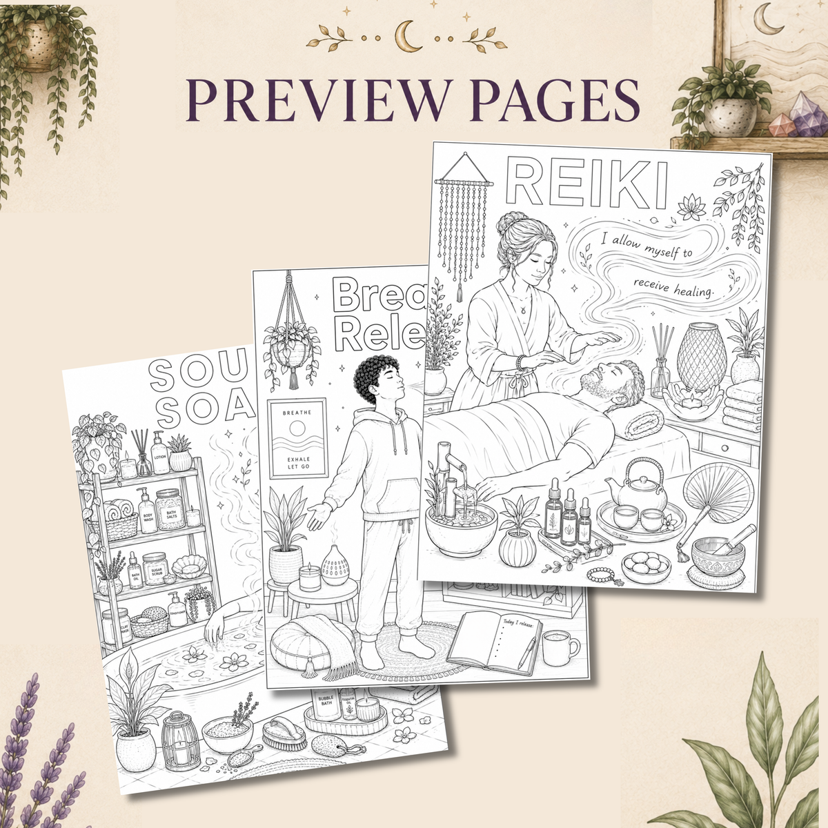 Elevana Wellness Guided Wellness Coloring Workbook